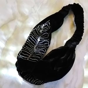 Black embellished headband